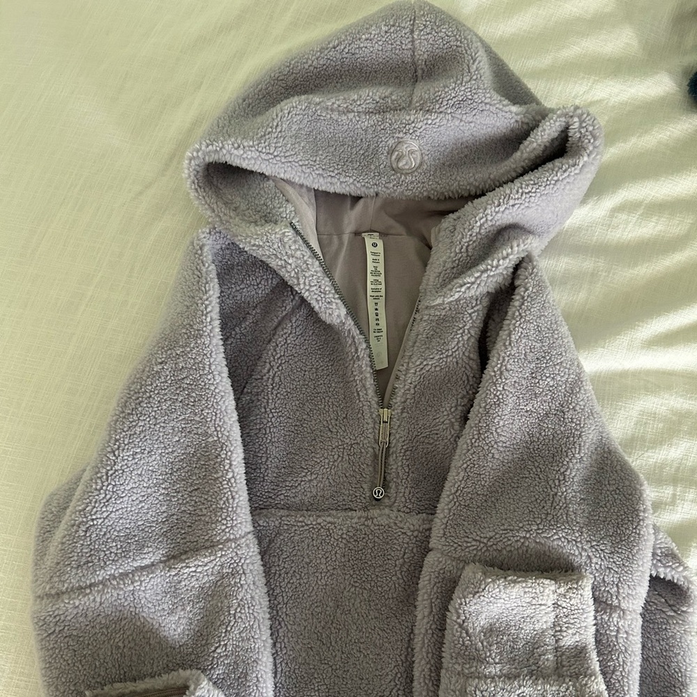 lululemon fleece half zip scuba